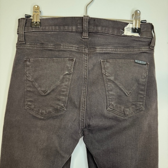 Hudson Barbara High Waist Super Skinny Jeans Size 25 Brown Stretch - Picture 4 of 15